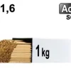 Baguettes métal d'apport TIG - ACIER - Ø 1,6 - Vrac 1kg