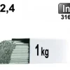 Baguettes métal d'apport TIG - INOX 316L - Ø 2,4 - Vrac 1kg