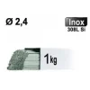 Baguettes métal d'apport TIG - INOX 308L - Ø 2,4 - Vrac 1kg