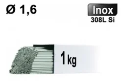 Baguettes métal d'apport TIG - INOX 308L - Ø 1,6 - Vrac 1kg