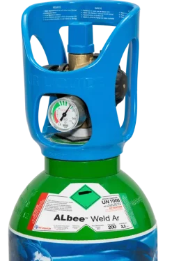 Bouteille ARGON - ALBEE WELD AR - 2,3 m3 AIR LIQUIDE - Détendeur intégré - B02