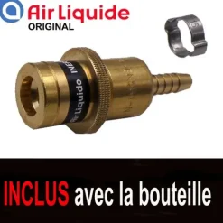 Bouteille ARGON+CO2 - ALBEE ARMIX 8% - 2,4 m3 AIR LIQUIDE - Détendeur intégré - B04