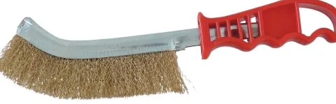 Brosse métallique convexe fil acier laitonné - SODISARC