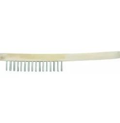 Brosse 4 rangs INOX - manche bois- BINZEL - DISPONIBLE 07/2026