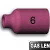2 Buses N° 6 - Ø9,5 GAS LENS pour torches TIG SR17 / SR26 / SR18