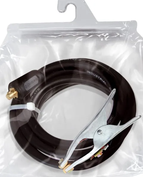 Câble pince de masse 400 A : monté, 4m, câble Ø 50mm², pince de masse , connecteur 35/50 - GYS -