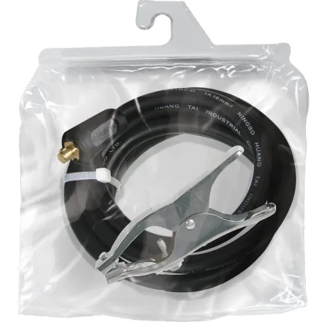 Câble pince de masse 250 A : monté, 4m, câble Ø 25mm², pince de masse , connecteur 35/50 - GYS -
