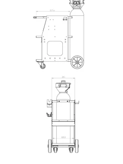 CHARIOT DE TRANSPORT 4M3 WELD 810 - GYS