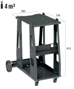 CHARIOT DE TRANSPORT WELD 610- 4 M3