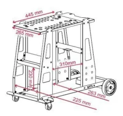 CHARIOT DE TRANSPORT WELD 610- 4 M3