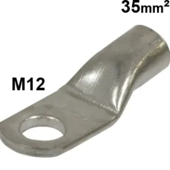 Cosse à oeil à souder et à sertir 35mm² M12 - lot de 2 pcs