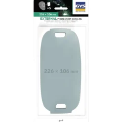 5 Écrans de garde - Extérieur 226 x 106 mm pour masque LCD PROMAX