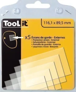 5 Écrans de garde - Extérieur 116,1 x 89,5 mm pour masque LCD MASTER 9-13G