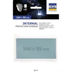 5 Écrans de garde - Intérieur 104 x 55 mm pour masque LCD PROMAX 9-13G