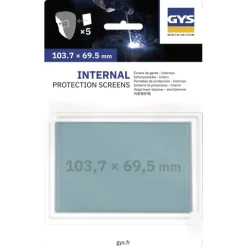 5 Écrans de garde - Intérieur 103,7 x 69,5 mm pour masque ERGOTECH- ZEUS