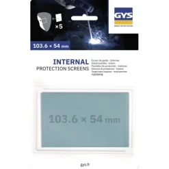 5 Écrans de garde - Intérieur 103,6 x 54 mm pour masque LCD MASTER 11 / HERMES 9-13G / EXPERT 9-13