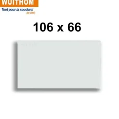 10 Écrans de garde - Intérieur 106 x 66 mm pour masque NEOPRO 7451 TC