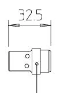 3 diffuseurs pour torche MIG 350A refroidie air (MB36)