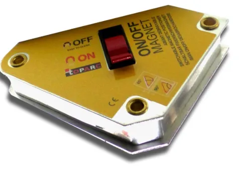 EQUERRE MAGNETIQUE avec intérrupteur marche/arret - Epaisseur 30 mm - Côté 110mm