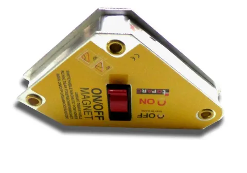 EQUERRE MAGNETIQUE avec intérrupteur marche/arret - Epaisseur 30 mm - Côté 110mm