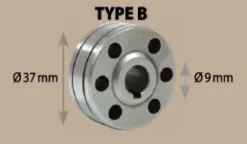 GALET Ø0.6/0.8 - PEARLXL, GOLDXL, MONOGYS, TRIMIG, DUOGYS, WF4R, WF4L - Lot de 2 galets