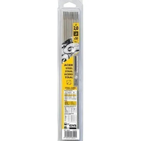 Électrodes ACIER rutiles - D 2 - (Blister de 50 pièces )