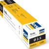Électrodes ACIER rutiles - D 2,5 - ( 230 pièces )