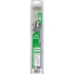Électrodes INOX 316L - D 2,5 - (Blister de 10 pièces )