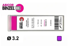5 électrodes 150 mm, tungstène E3, Ø 3.2 mm - Lila - Binzel -