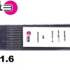 10 électrodes 150 mm, tungstène E3, Ø 1.6 mm - Lila - Binzel -