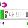 5 électrodes 150 mm, tungstène pur, Ø 1,6 mm - Vert - BINZEL