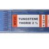 10 électrodes 150 mm, tungstène thorié, Ø 3,2 mm - Rouge