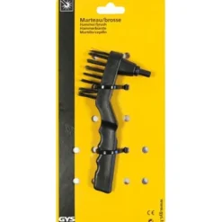 Marteau / brosse - 2 rangs acier - GYS