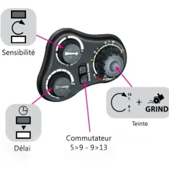 Masque de soudeur LCD ERGOTECH+ 5-9 / 9-13 G TRUE COLOR - SILVER - GYS