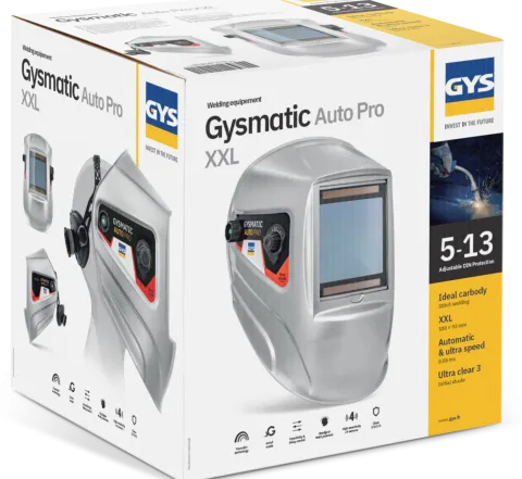 Masque de soudeur LCD GYSMATIC AUTO PRO XXL - 5-13 TRUE COLOR - GYS - NEW 2026
