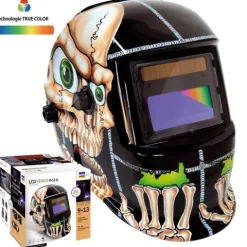 Masque de soudeur VENUS LCD 9-13G BONES TRUE COLOR - GYS