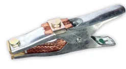 Pince de masse en tôle 300/400 Amp avec tresse - GYS -