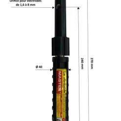 Porte électrodes à vis 500 Amp - MASTER 400A - la véritable