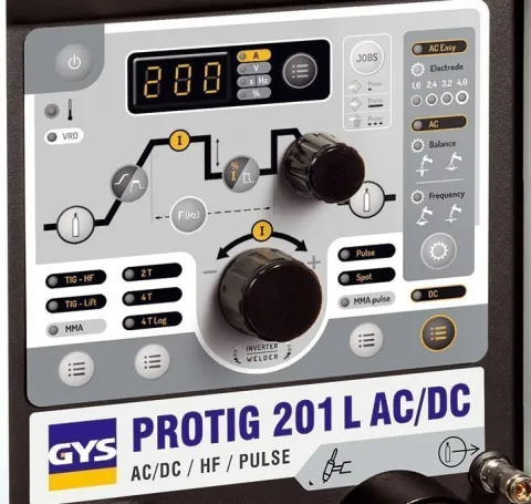 Poste de soudure PROTIG 201 L AC/DC à REFROIDISSEMENT LIQUIDE - GYS