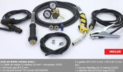 Poste à souder COMBI 220 PULSE et accessoires - EASYWELD