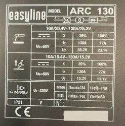 Poste à souder EASYLINE ARC 130 - EASYWELD - avec équipements - PROMO