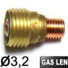 2 Supports pince Ø3,2 GAS LENS pour torches TIG SR9/SRL20/SR20HD