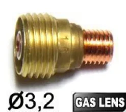 2 Supports pince Ø3,2 GAS LENS pour torches TIG SR9/SRL20/SR20HD