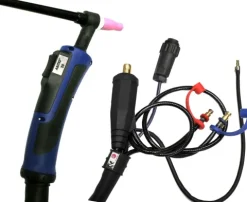 Torche TIG double bouton SR20DB - 8 m (connexion 35/50 - AMPHENOL)
