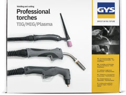 Torche TIG à valve SR17V - connecteur 35/50 - GYS