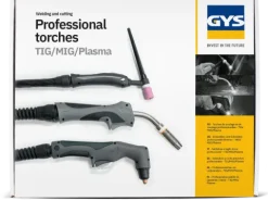 Torche TIG à valve SR17V - connecteur 10/25 - GYS