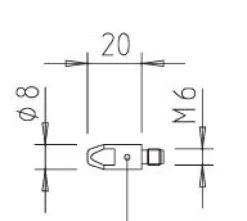 10 tubes contacts Ø 0,8 M6 - Pour torche 250 / 350 A