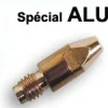 10 tubes contacts spécial ALU Ø 1 M6 - Pour torche 250 / 350 A
