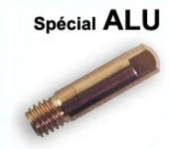 10 tubes contacts spécial ALU Ø 0,8 M6 - Pour torche 150 A